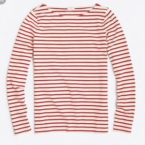 J.Crew Striped Boatneck